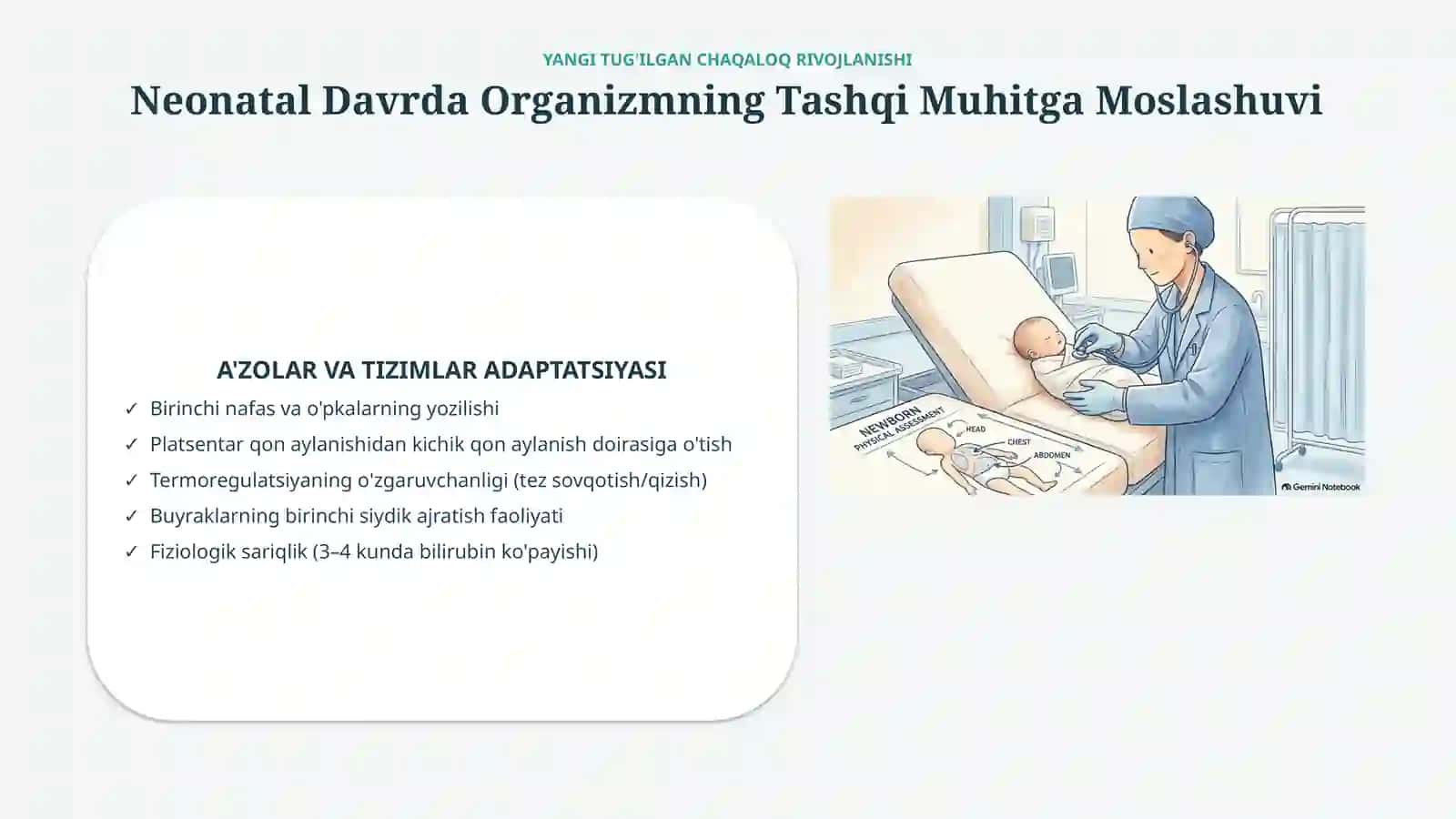 Yangi tug‘ilgan chaqaloqning normal rivojlanish bosqichlari — 15 slayd 4