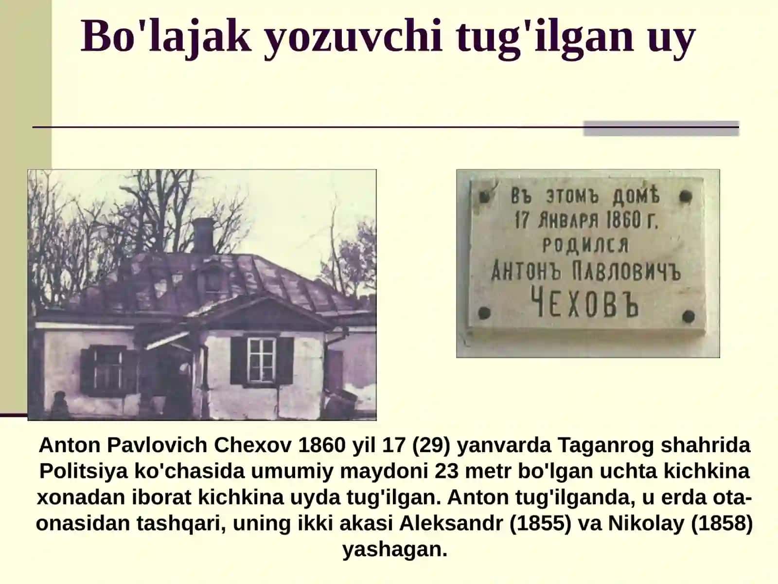 A.P.Chexovning otasi Pavel Egorovich Chexov 4