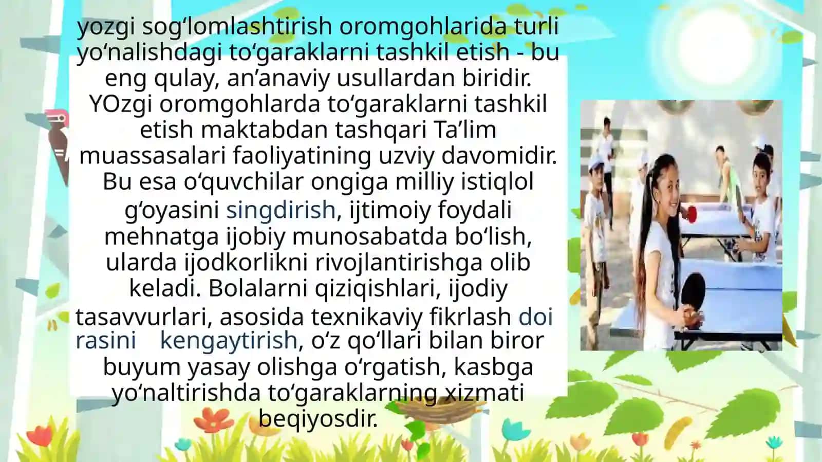 O‘quvchi-yoshlarning yozg‘idamoliṣ mavsumini davrlari va amalga oshiriladigan ishlar 4