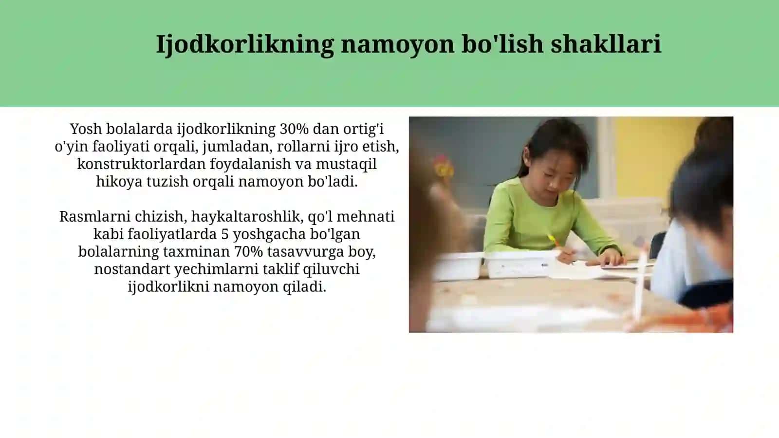 Bolalar Ijodkorlari va ularning O'ziga Xosliklari 4