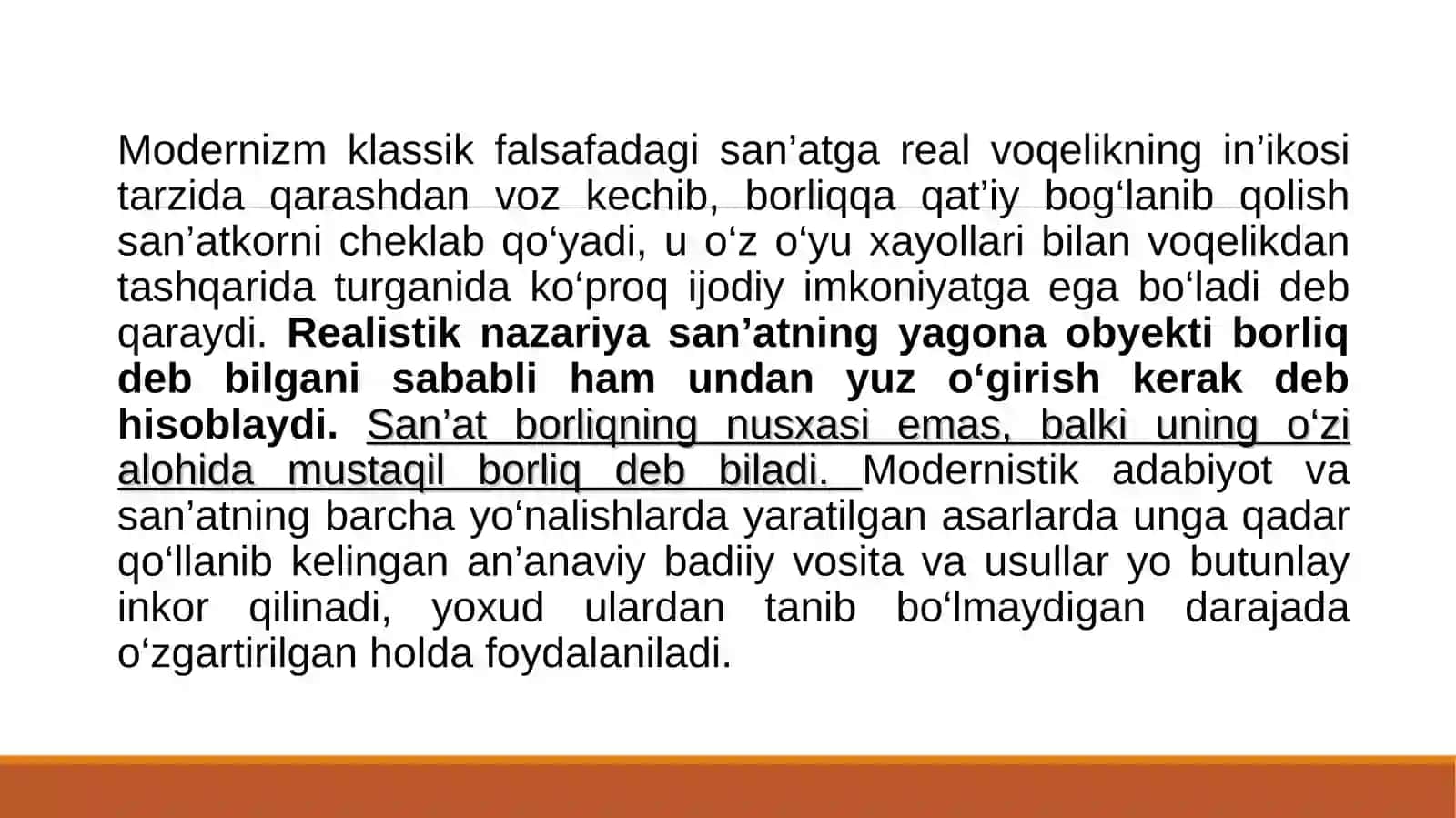 Modernizm va postmodernizm oqimlari 4