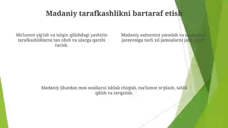 Axboriy madaniyatni shakllantirish va rivojlantirish sharti-sharoitlari va vositalari 4