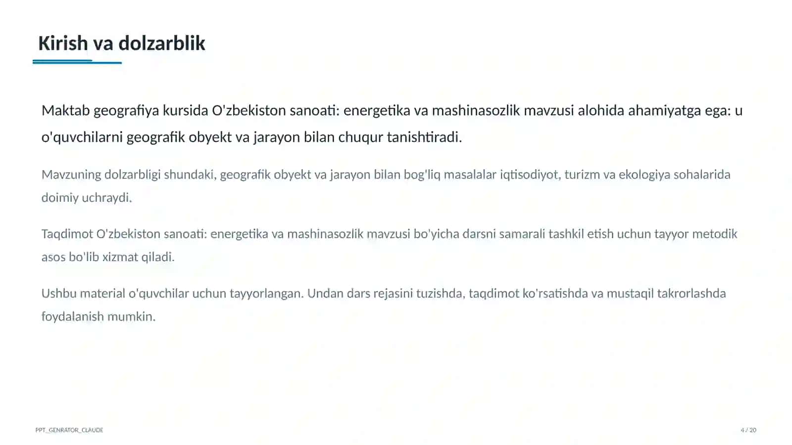 Geografiya (5-11) — o'quvchilar uchun 4