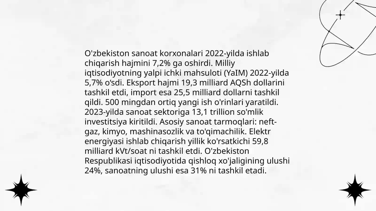 Sanoat korxonalarining ishlab chiqarish jarayoni 4