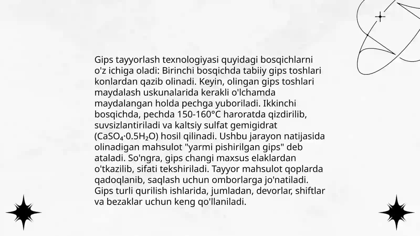 Gipsni tayyorlash 4