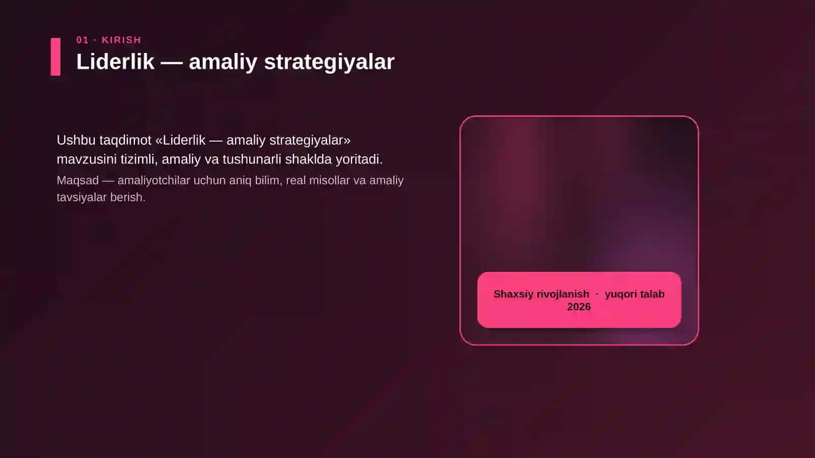 Liderlik — amaliy strategiyalar 4