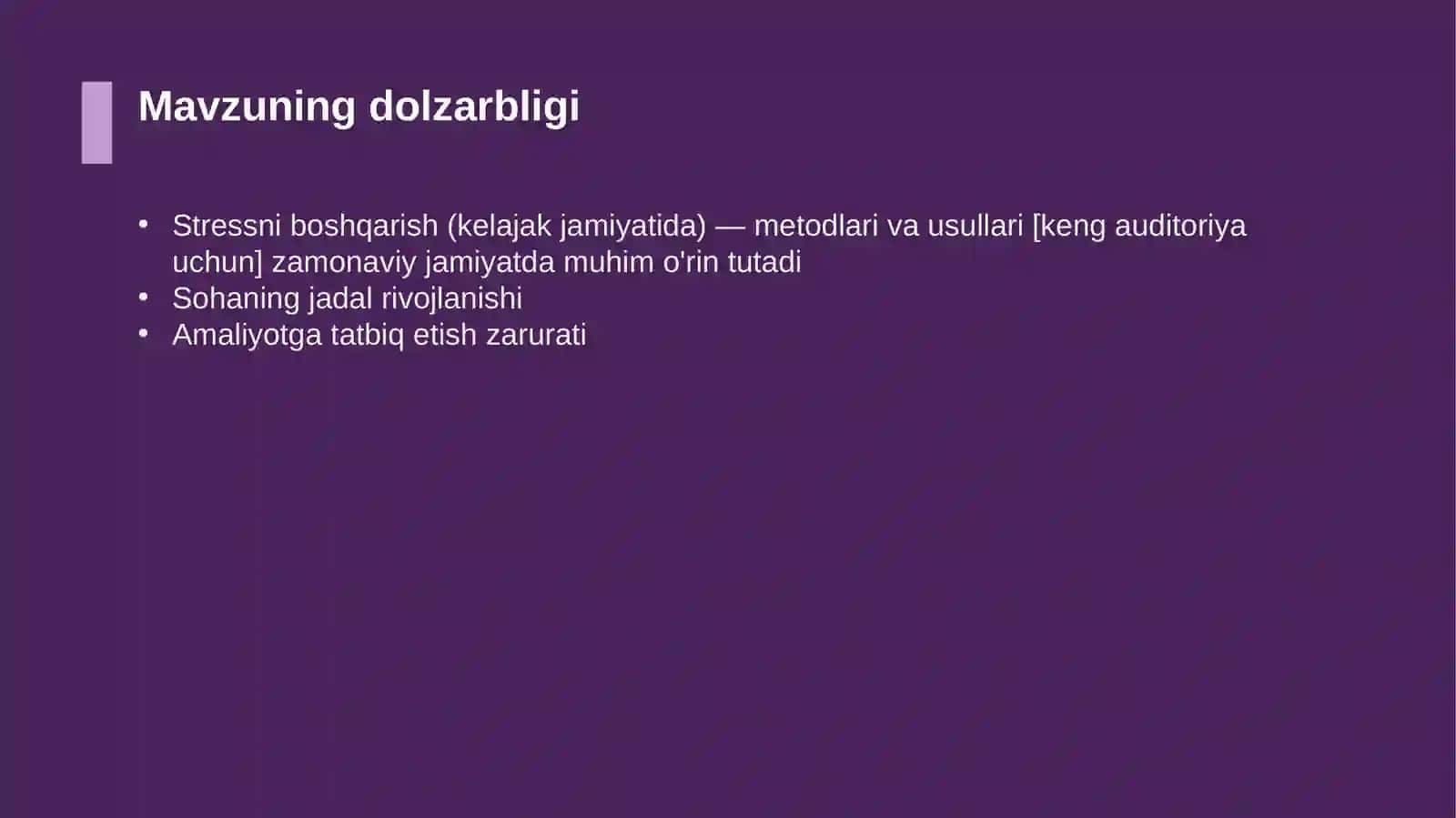 Stressni boshqarish (kelajak jamiyatida) — metodlari va usullari [keng auditoriya uchun] 4