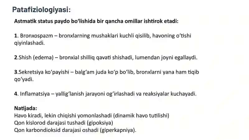 Astmatik status 4