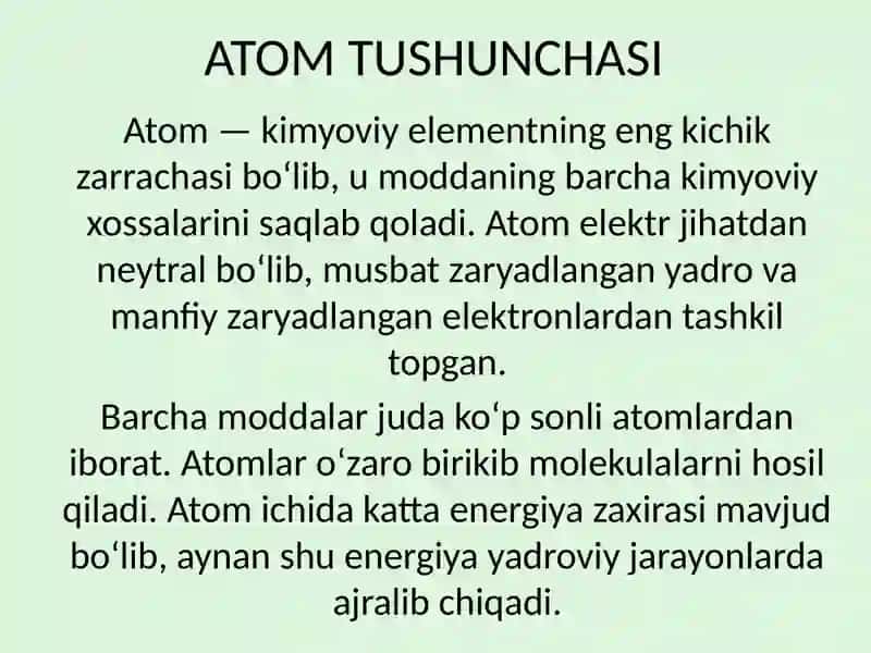 Atom fizikasi. Radioaktivlik. radioaktivlik. Radioaktiv siljish qonuni 4