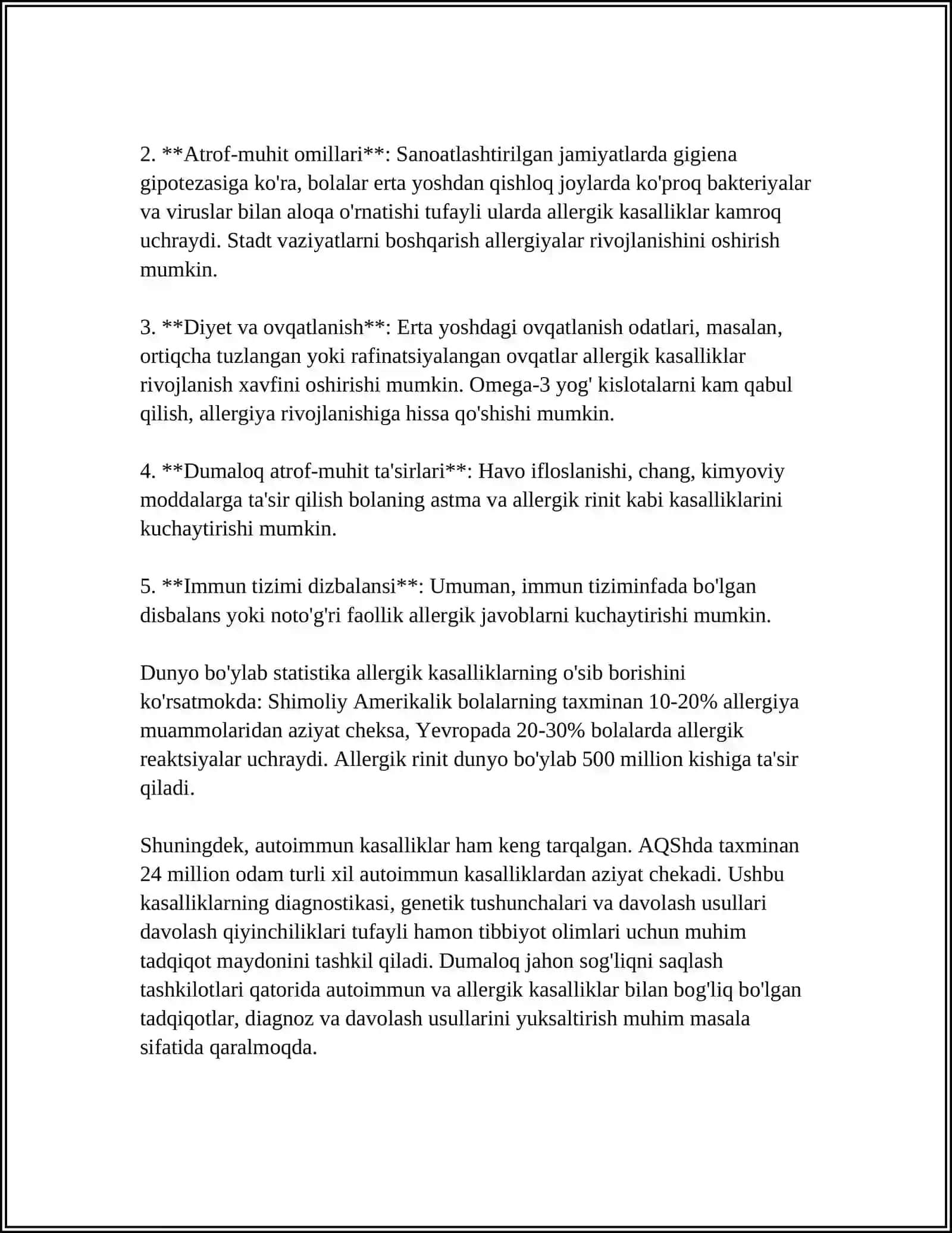 AVTONOM VA ALLERGIK KASALLIKLAR KELIB CHIQISH,DIOGNOSTIKASI 4