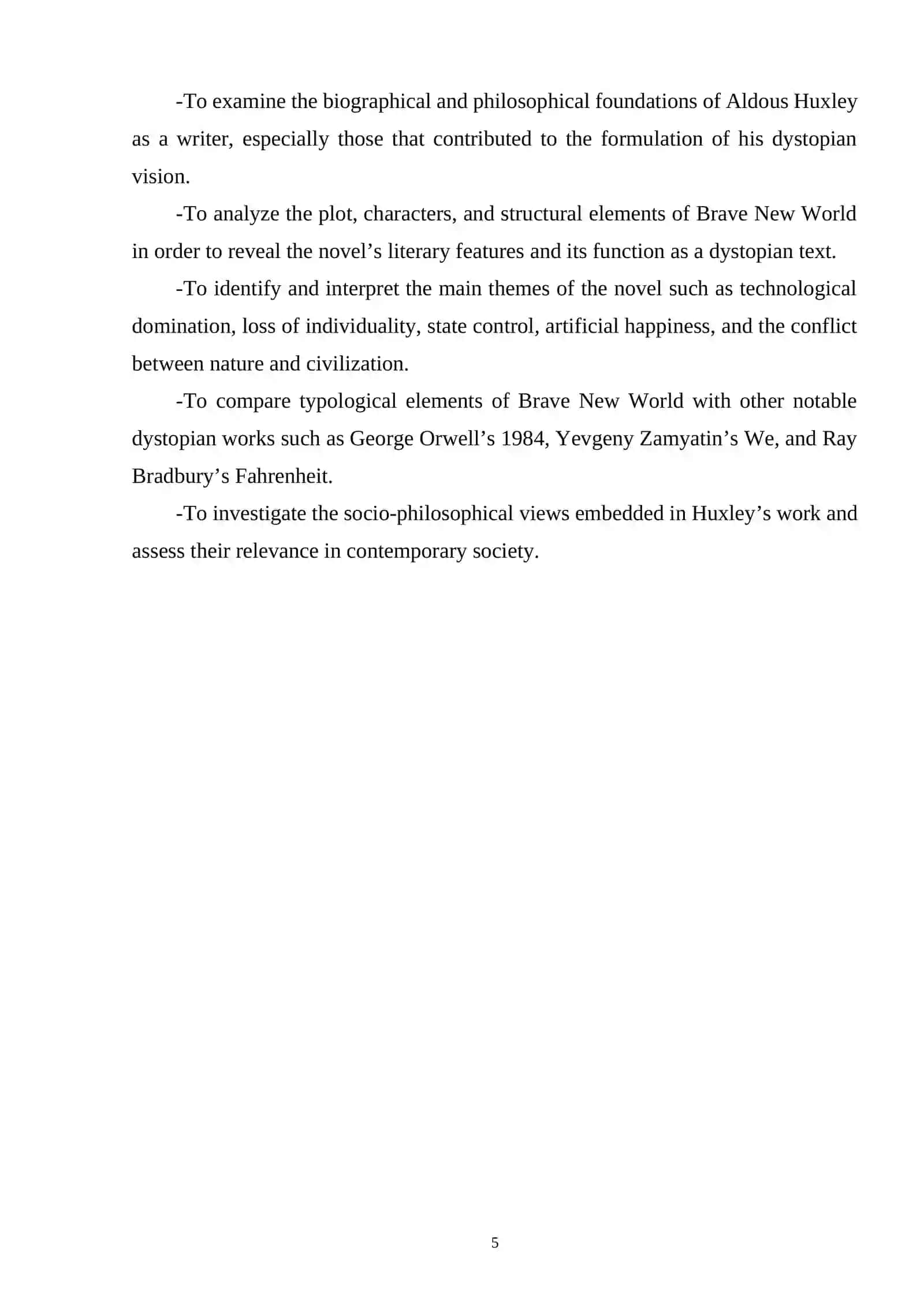 AULDOUS HUXLEY AND DYSTOPIAN NOVEL THE BRAVE NEW WORLD 4