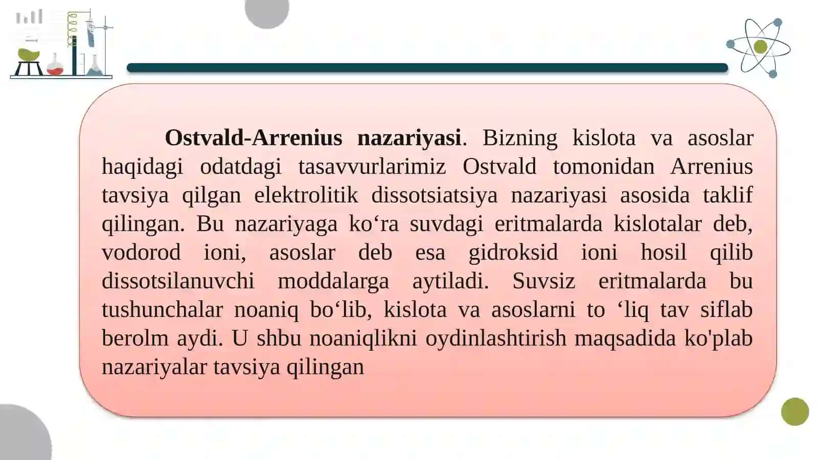 Analitik kimyo fanidan kurs ishiga tayyorlagan taqdimoti 4