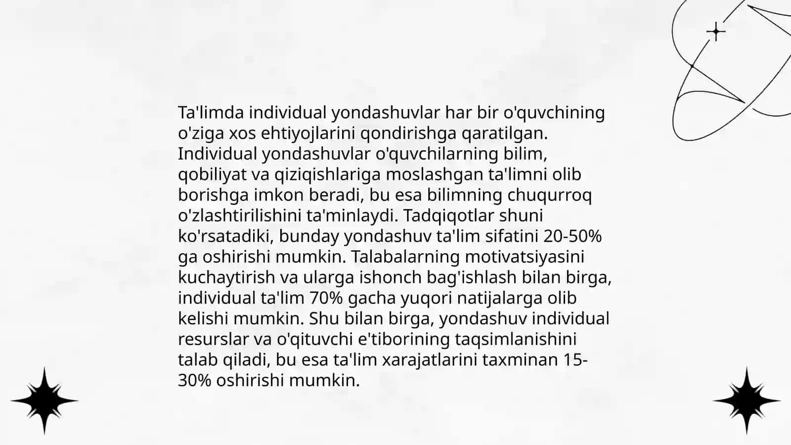 Shaxsga yo'naltirilgan ta'lim yondashuvlari 4