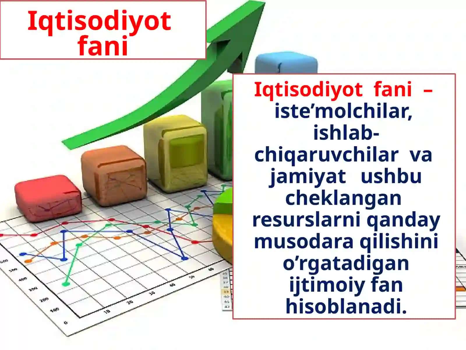 1-МAVZU. IQTISODIYOT NAZARIYASI FANIGA KIRISH 4
