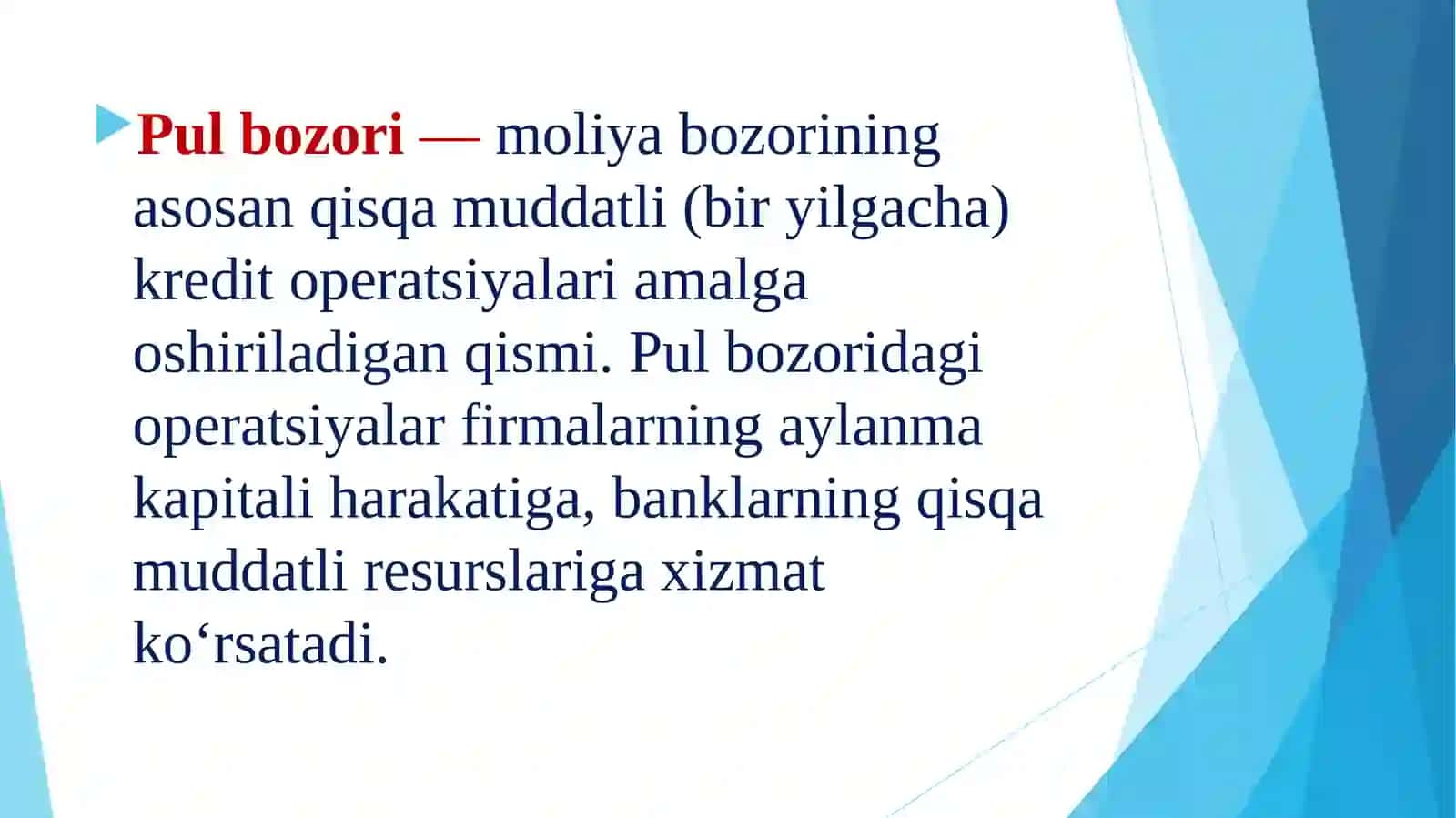 Moliyaviy bozorlar 4
