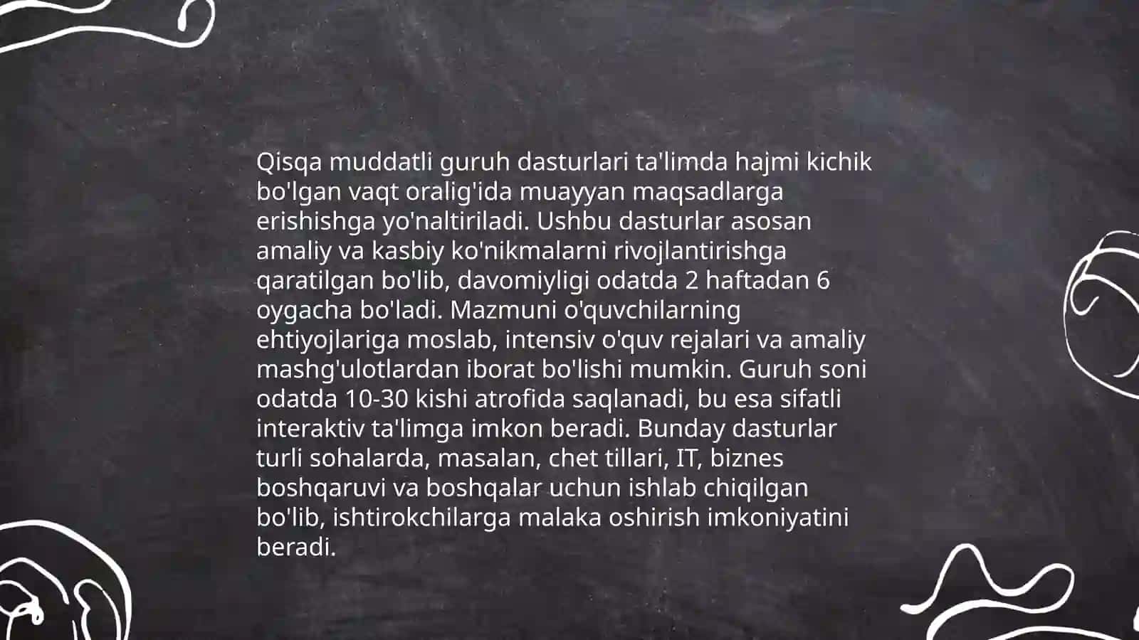 Maktabgacha ta'limda qisqa muddatli guruhlar faolyati 4