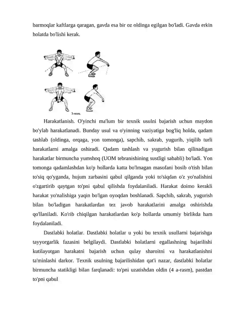O'YIN TEXNIKASI O'RGATISH USLUBIYATI 4