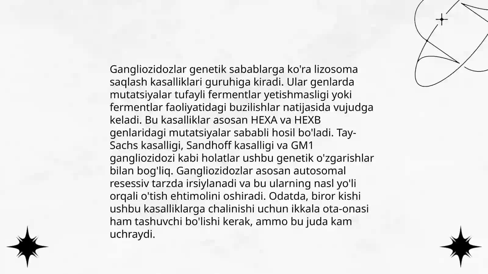 Gangliozidoz kasalligi 4