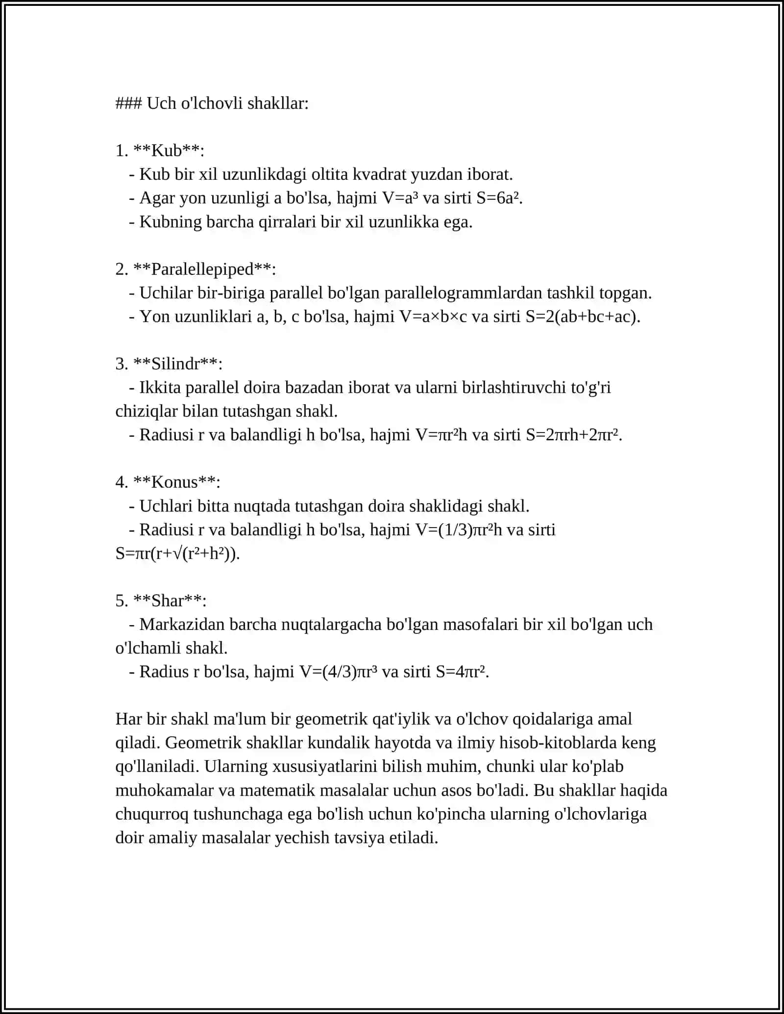 MATHCADDA GEOMETRIK PAKETI FUNKSIYALARI 4