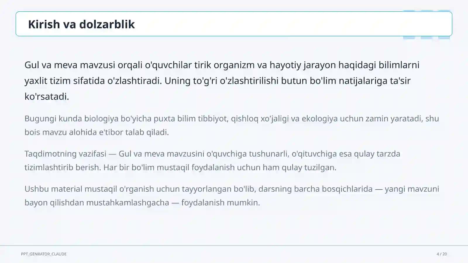 Gul va meva (5-sinf) 4