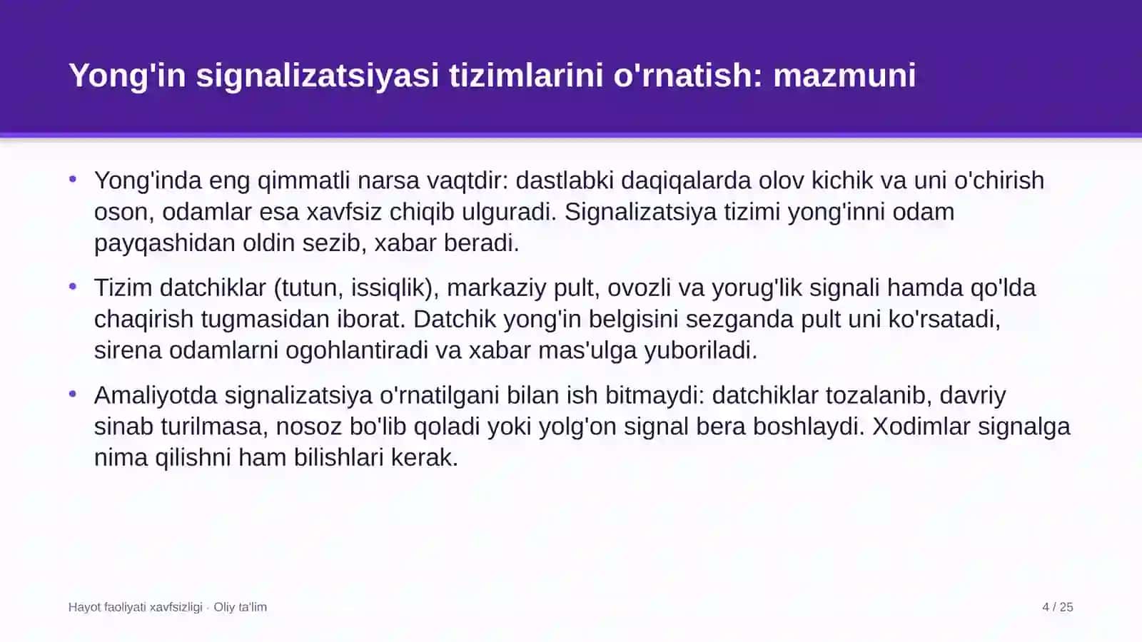 venchur fondlarida yong'in signalizatsiyasi tizimlarini o'rnatish 8717 4