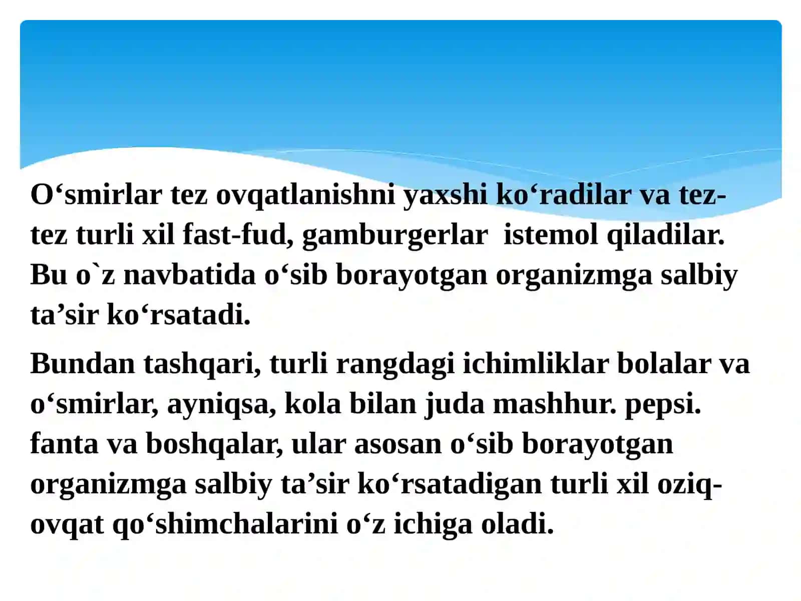 O'smirlar sog'lig'ining tibbiy va ijtimoiy muammolari 4