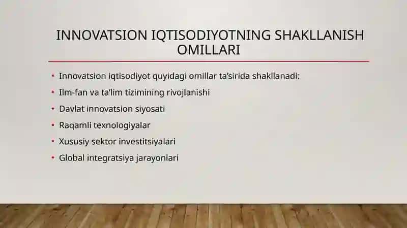 Innovatsion iqtisodiyotda menejment strategiyalari 4