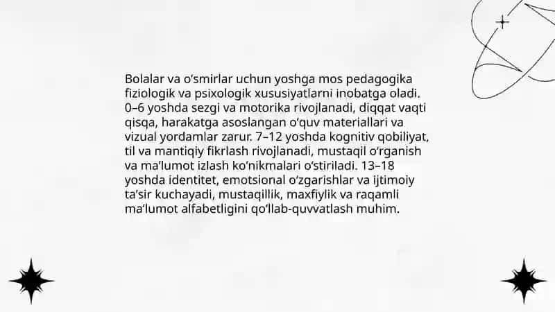 Kutubxona axborot xizmatiga pedagogik yondashuv: bolalar va oʻsmirlar bilan ishlashning asosiy tamoyillari 4