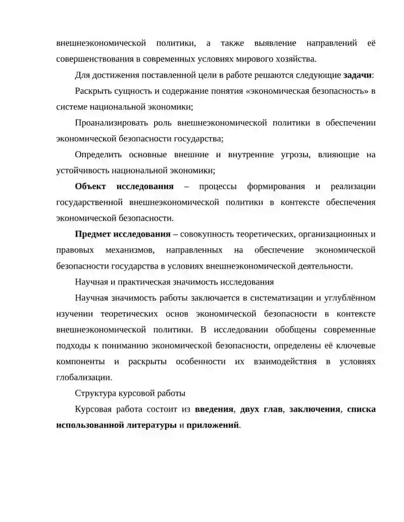 Экономическая безопасность во внешнеэкон. политике 4