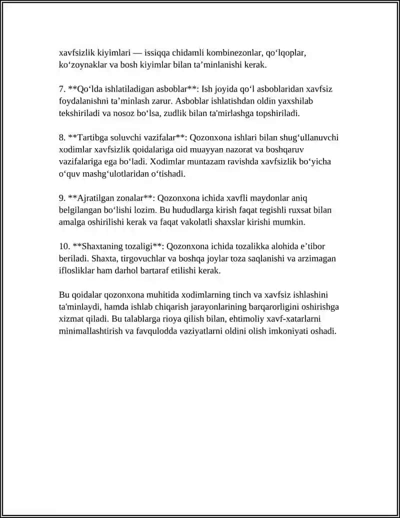 QOZONXONA, BUGʻ VA QAYNOQ SUV TARMOQLARIDA XAVFSIZLIK QOIDALARI 4