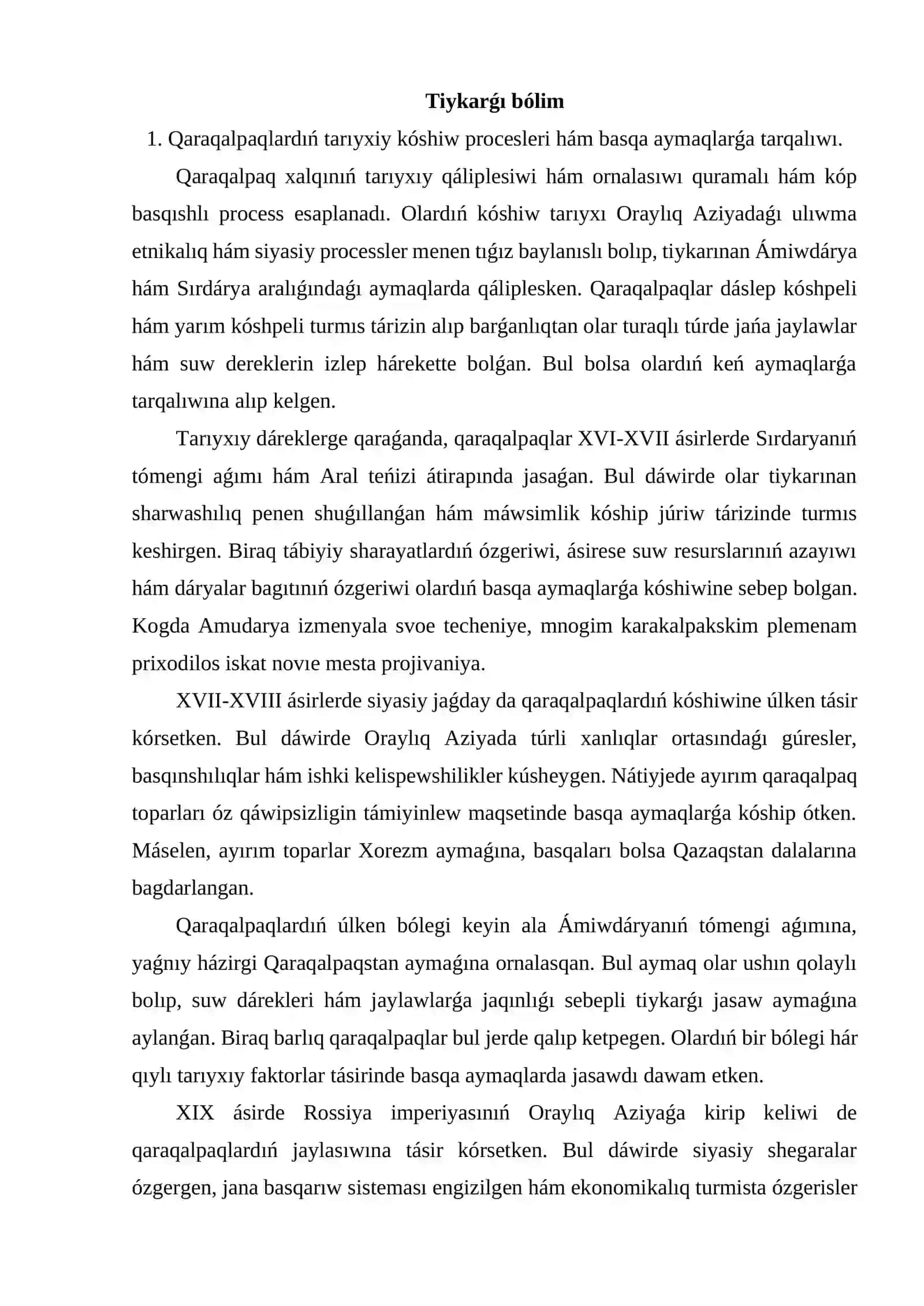 Qaraqalpaqstan sırtındaǵı qaraqalpaqlar haqqında maǵlıwmatlar 4