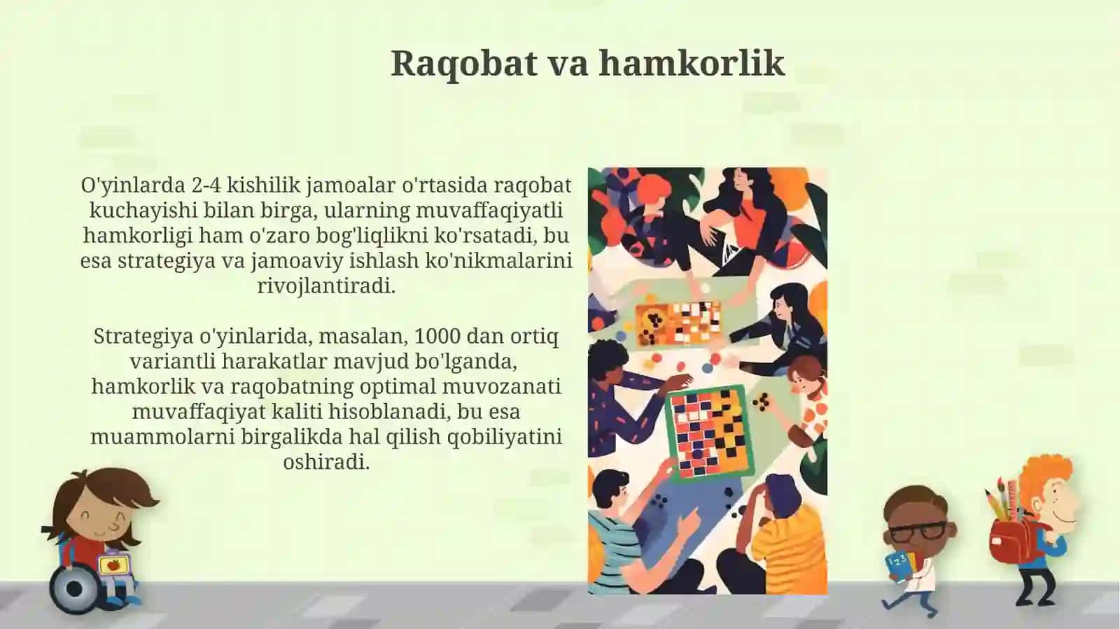 O'yinlar va ijtimoiy aloqalar 4