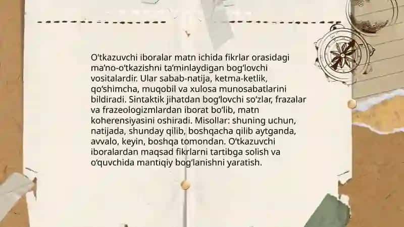 Matn hosil qiluvchi vositalari 4