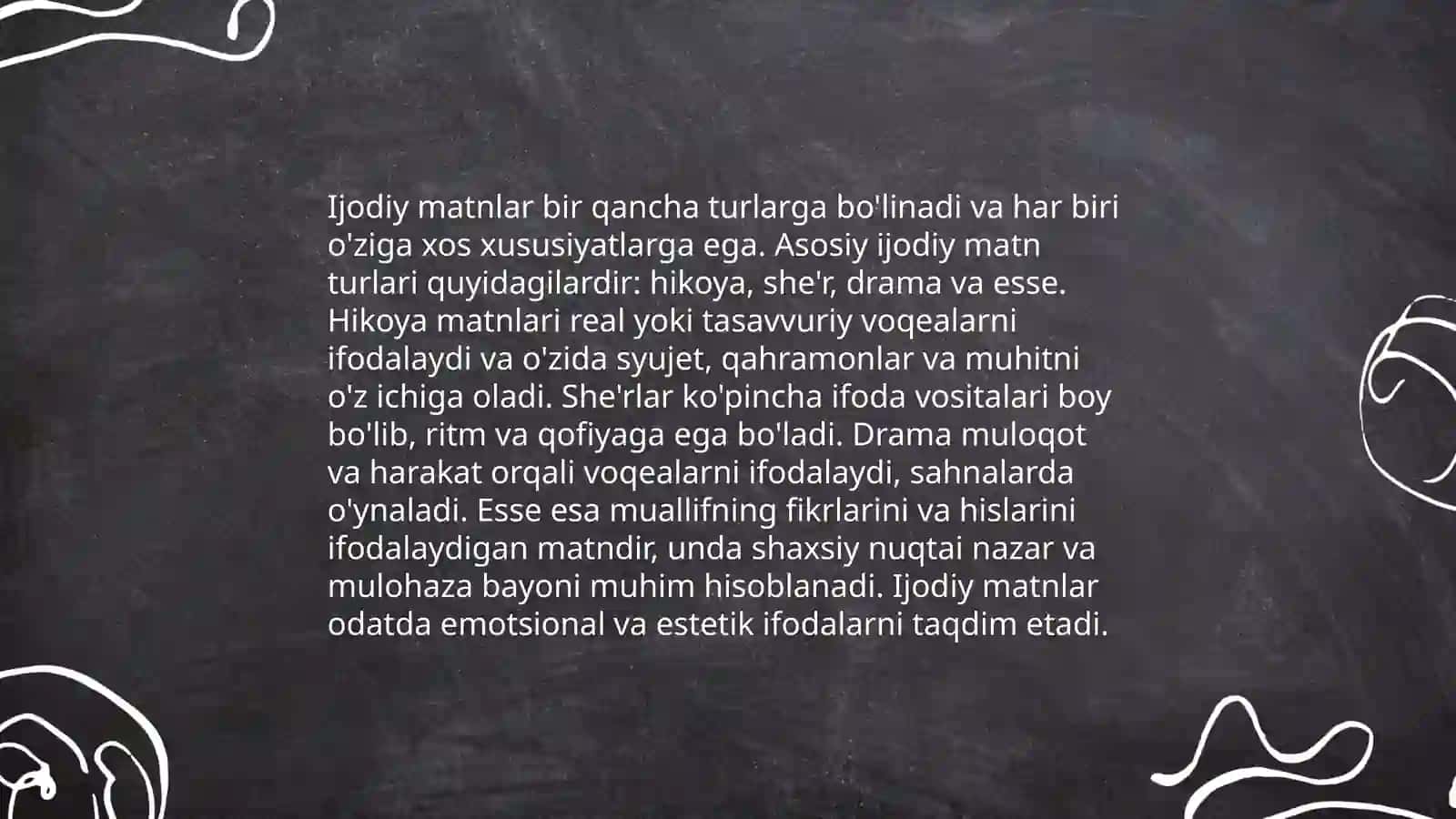 Boshlangʻich talim jarayonida oʻquvchilarni ijodiy matn tuzishga oʻrgatish tavsiyalar ishlab chiqish 4