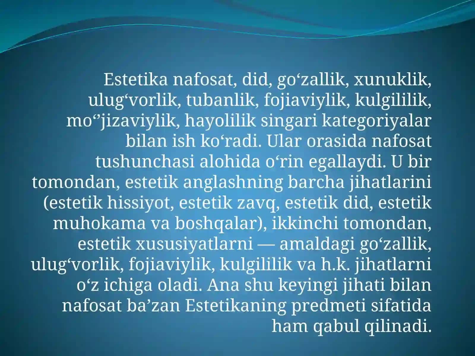 ESTETIK TARBIYA VA UNING TURLARI 4