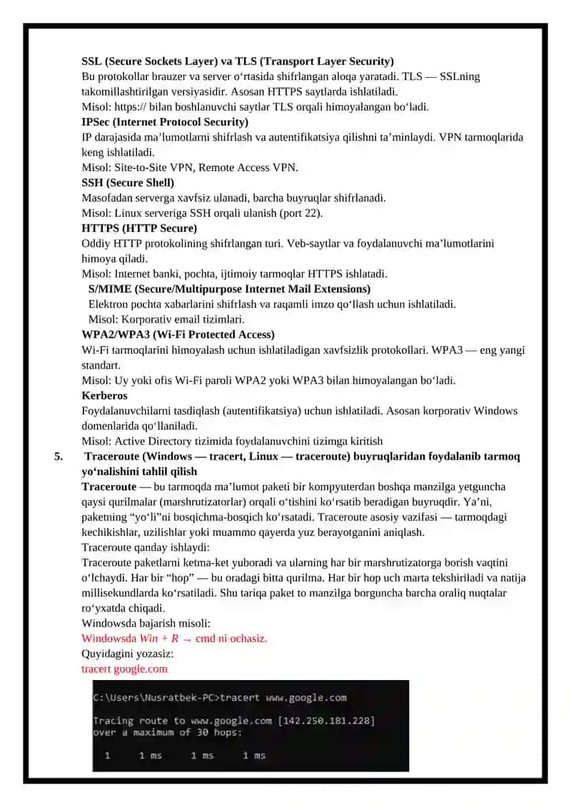 Komputer tarmoqlari 4