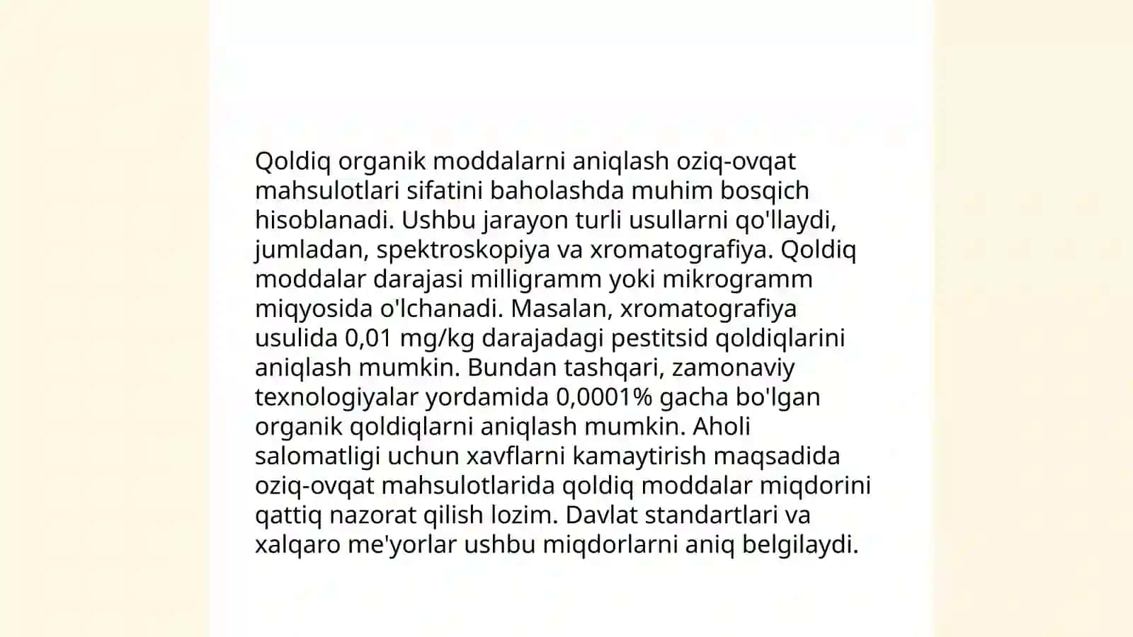 Dori vositalarini tahlilida qo'llaniladigan gazxromatografik tahlil (qoldiq organik moddalar) 4