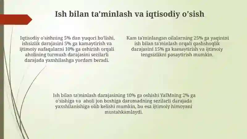 Ijtimoiy adolat va tengsizlikni kamaytirish 4