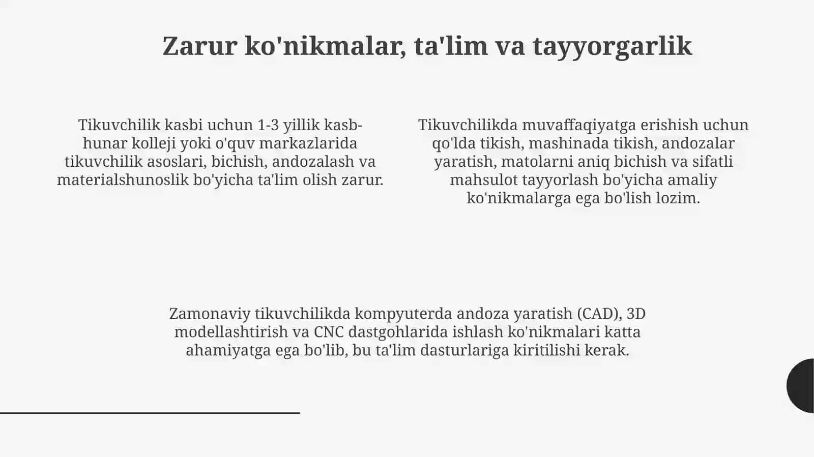 Tikuvchilik kasbi 4
