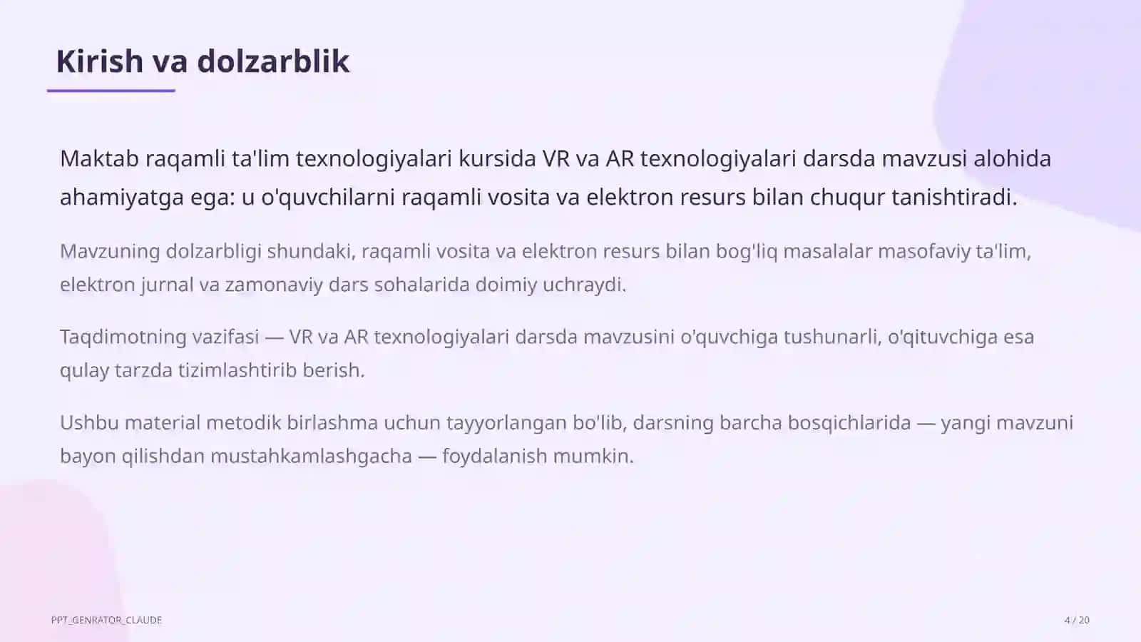 Raqamli ta'lim texnologiyalari 4