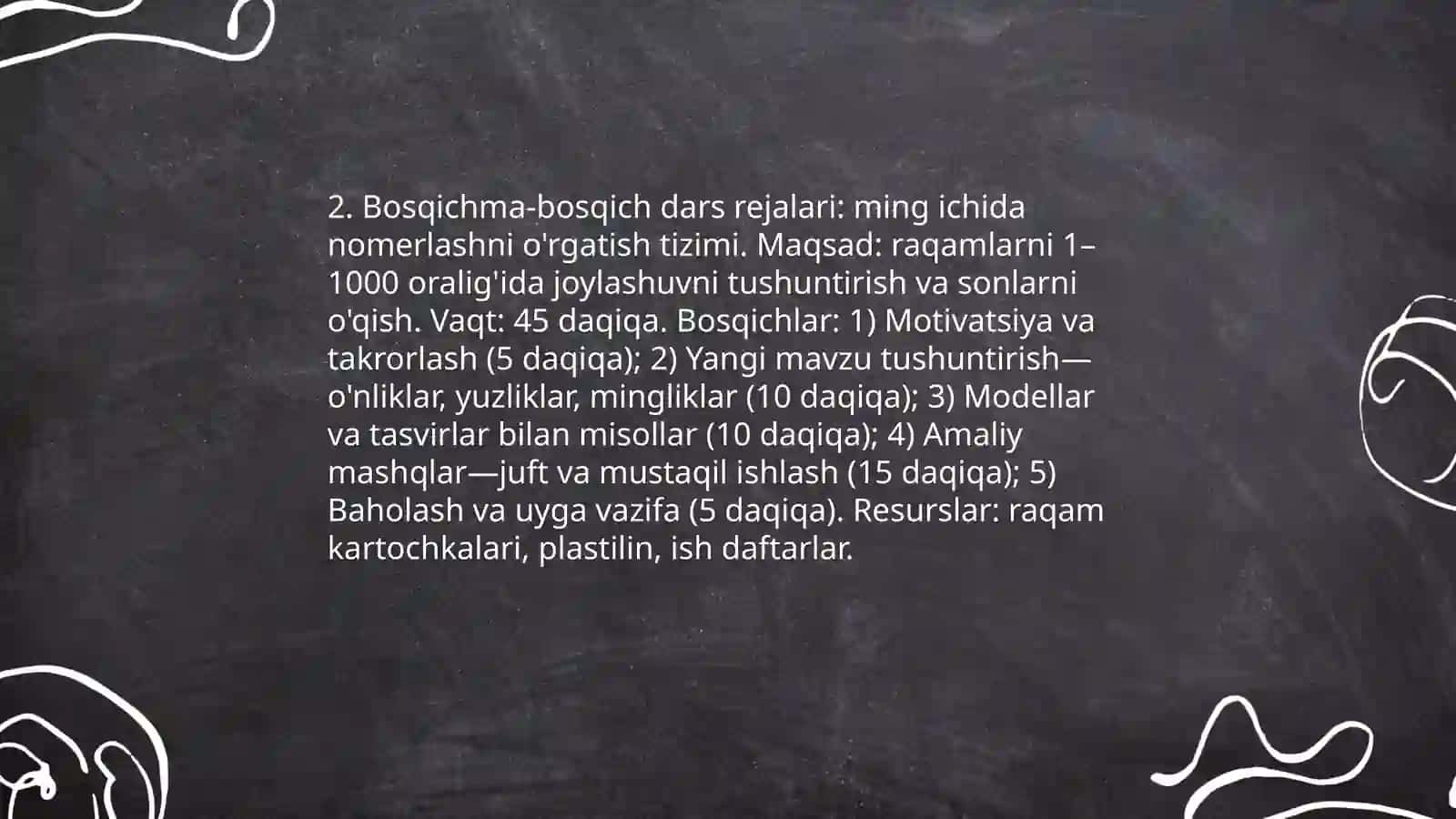 3-sinf o'quvchilarida ming ichida nomerlashni o'rgatish metodikasi 4