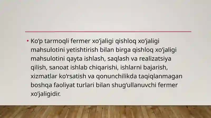 Dehqon xo‘jaligi hamda Fermer xoʻjaligining yerdan foydalanishi borasida o‘zaro o'xshash hamda farqli jihatlari 4