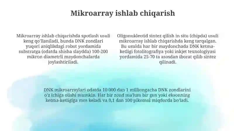 DNK chipmetodlari 4