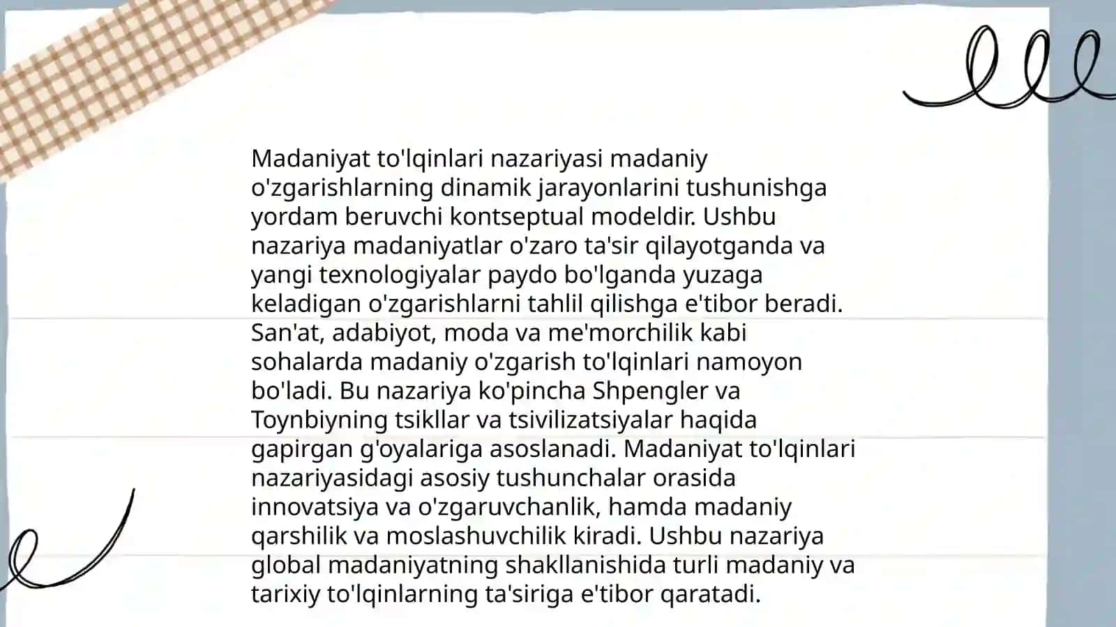 Madaniyat to'lqinlari maqolasining qiyosiy tahlili 4