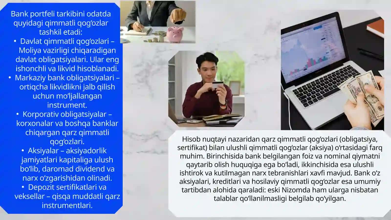 Bank tomonidan sotib olingan qimmatli gog'ozlar hisobi 4