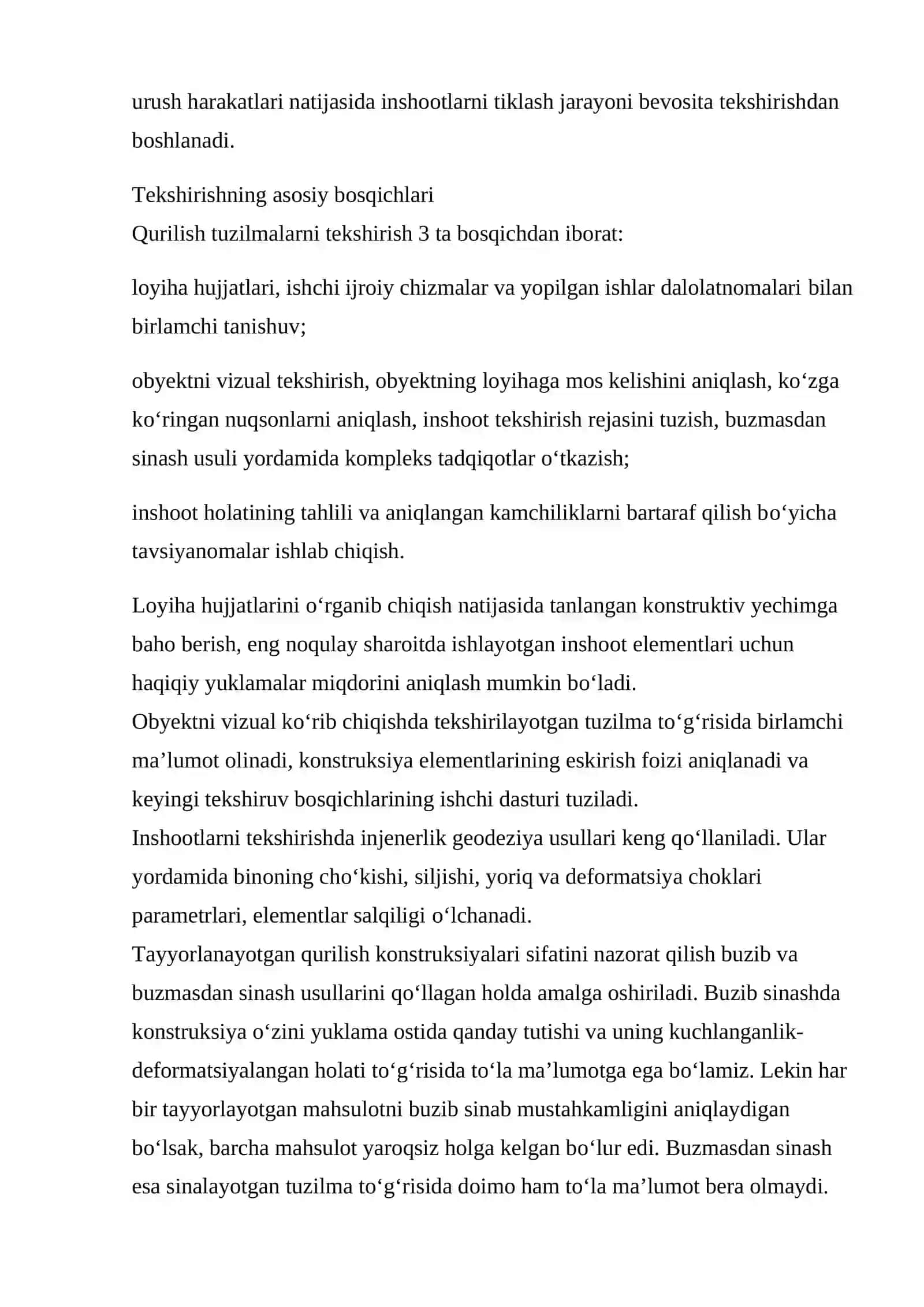 Inshootlarni Naturaviy Sinash Yo'li Bilan Dinamik Xarakteristikasini Aniqlash 4