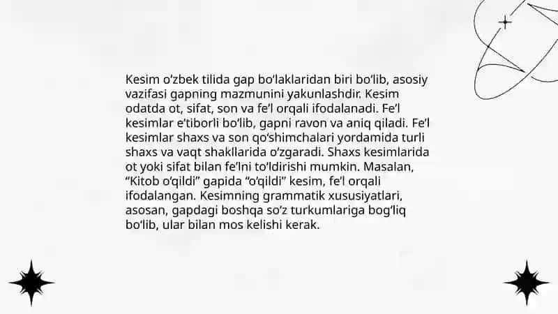 Kesim va uning turlari 4