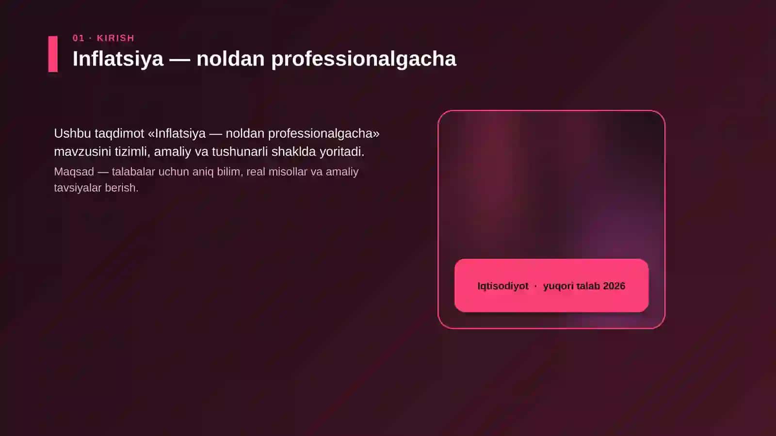Inflatsiya — noldan professionalgacha 4