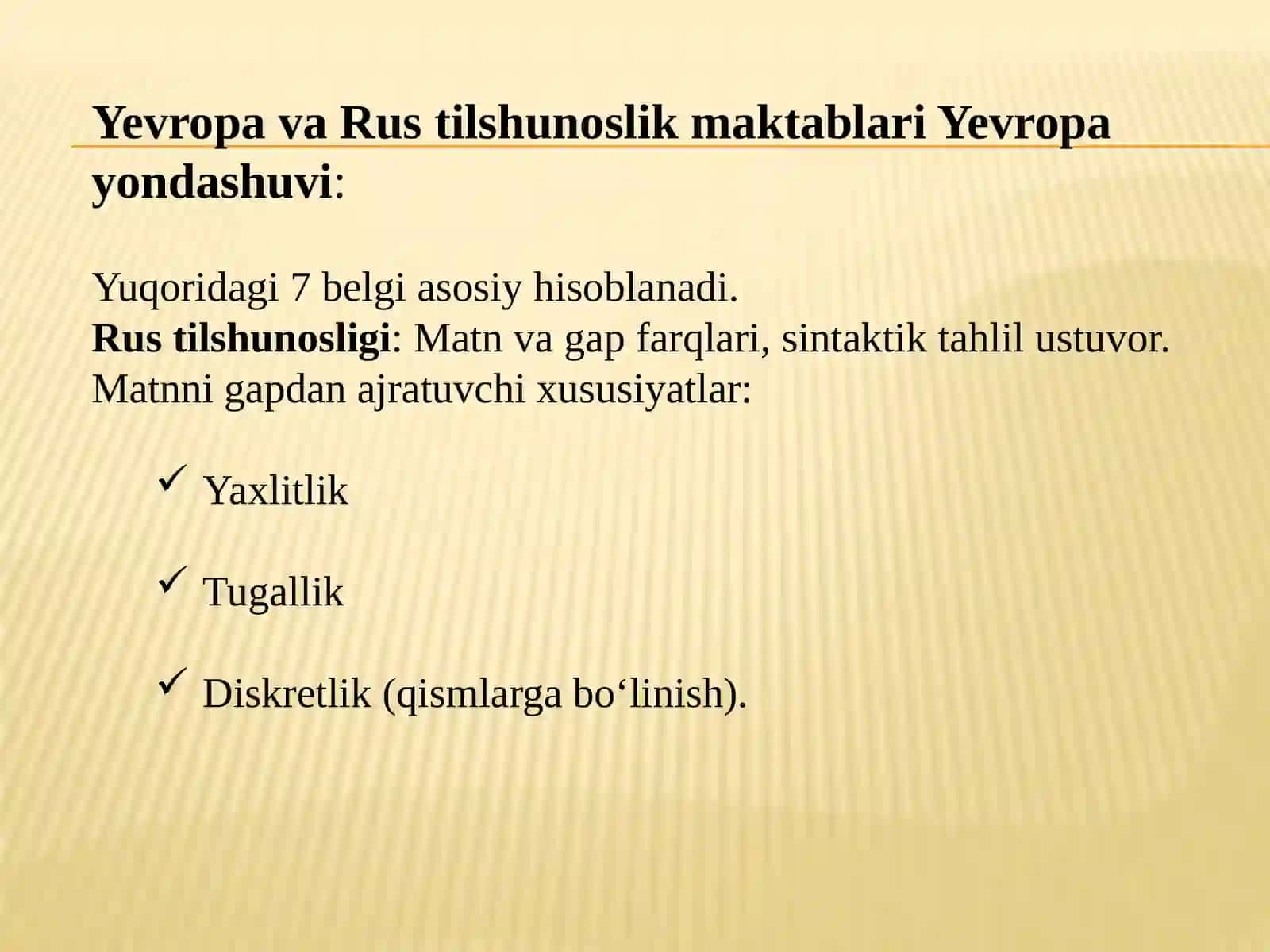 Matn va uning asosiy kategoriyalari. 4