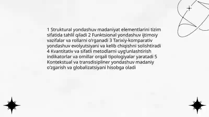 Krossmadaniy (madaniyatlararo) tadqiqotlar. Madaniyatlar tipologiyasi 4